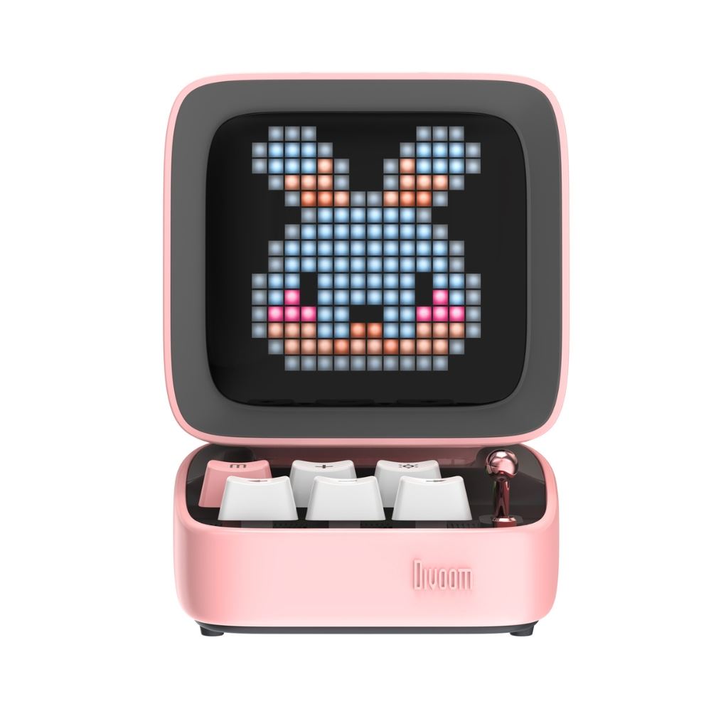 Loa Bluetooth Divoom Ditoo-5M Pink Màu Hồng