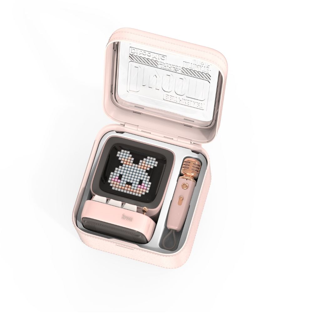 Loa Bluetooth Divoom Ditoo-5M Pink Màu Hồng