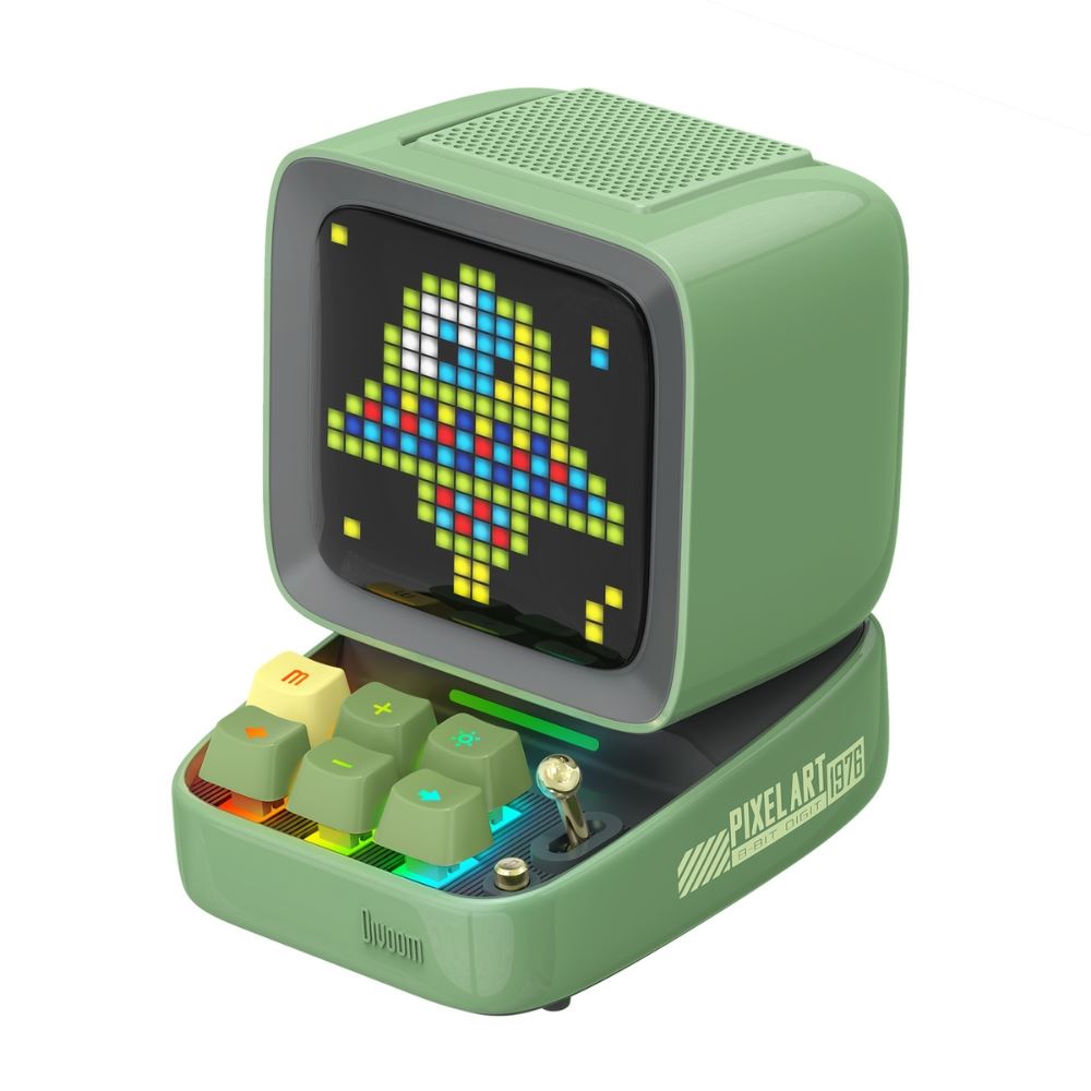 Loa Bluetooth Divoom DitooPro Green Màu Xanh lá