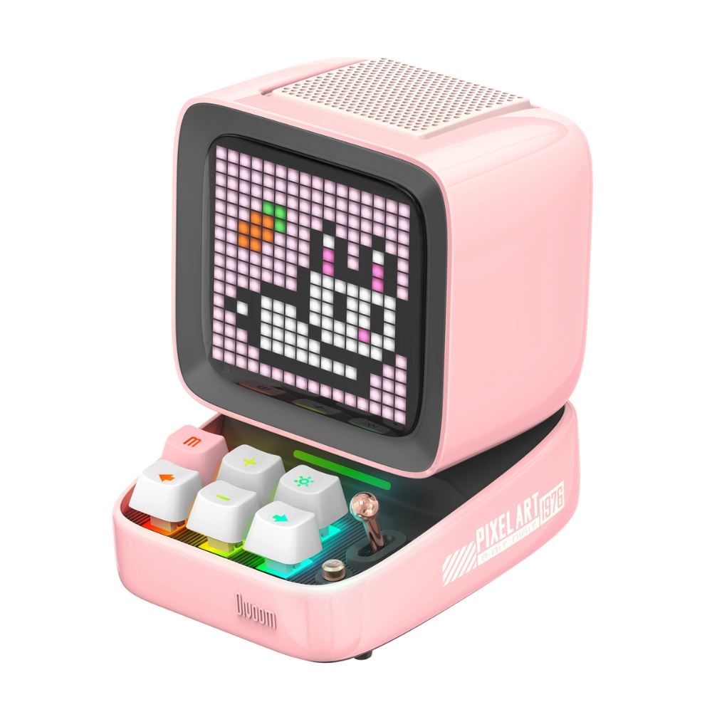 Loa Bluetooth Divoom DitooPro Pink Màu Hồng