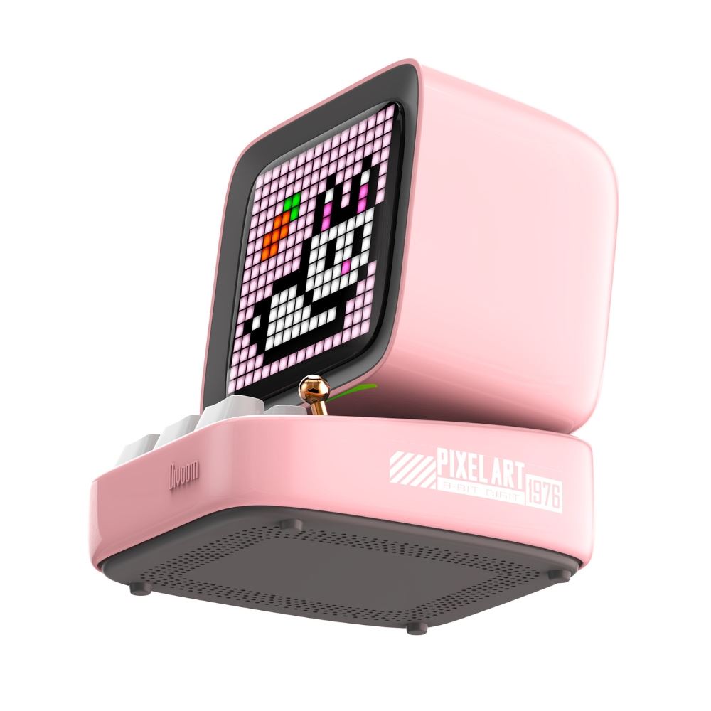 Loa Bluetooth Divoom DitooPro Pink Màu Hồng