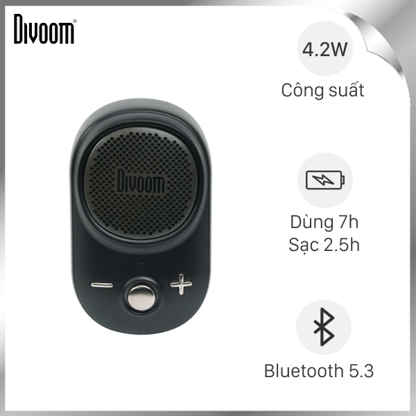 Loa Bluetooth Divoom Itour-S Black