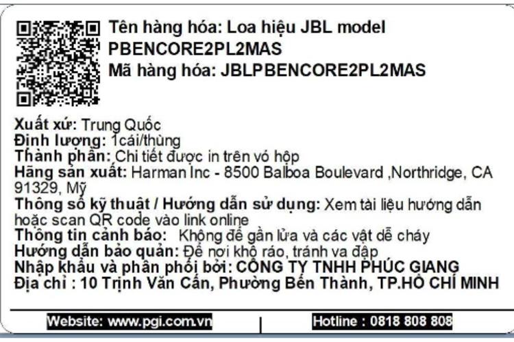 Loa Bluetooth JBL Partybox Encore 2 mic 2 Plus Màu Đen