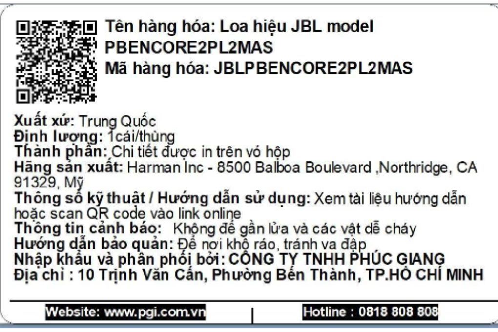 Loa Bluetooth JBL Partybox Encore 2 mic 2 Plus Màu Đen
