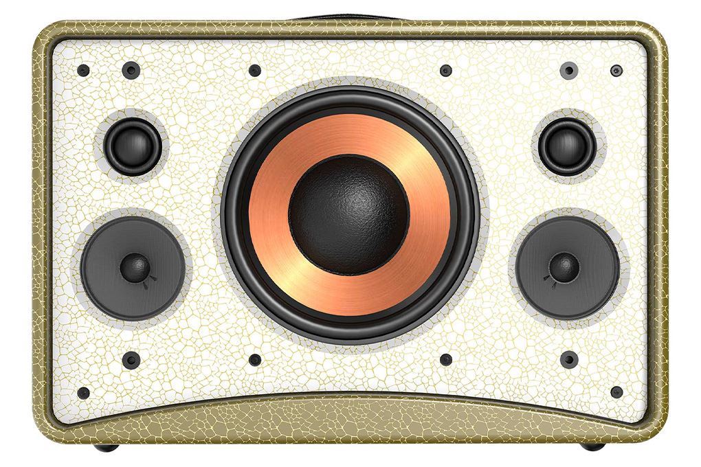 Loa karaoke xách tay PARAMAX Art 88 400W Màu Xanh Oliu
