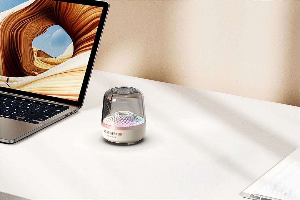 Loa Bluetooth Hydrus LedBox X Màu Màu be