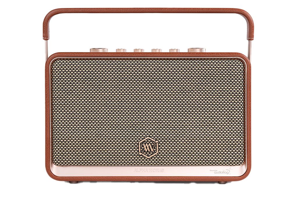 Loa Bluetooth Alpha Works AW-W99 Màu Nâu