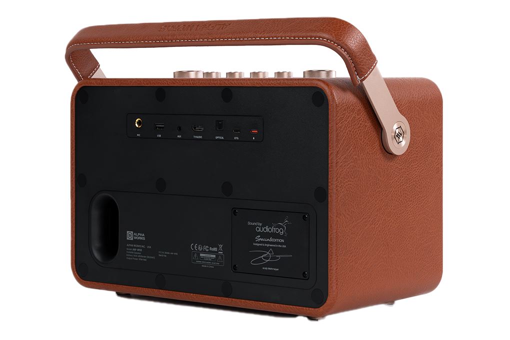 Loa Bluetooth Alpha Works AW-W99 Màu Nâu
