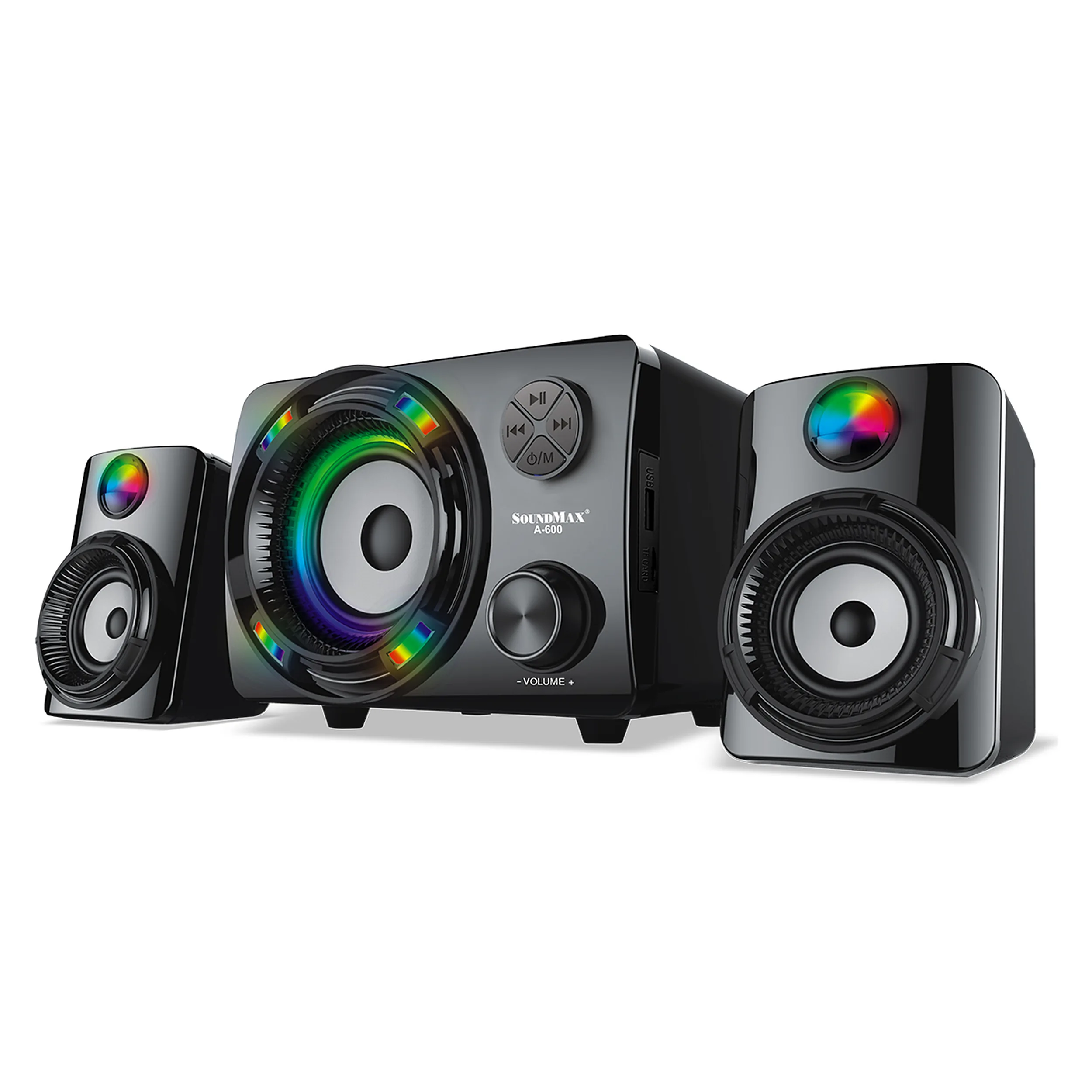 Loa vi tính SoundMax A600/2.1 Màu Đen