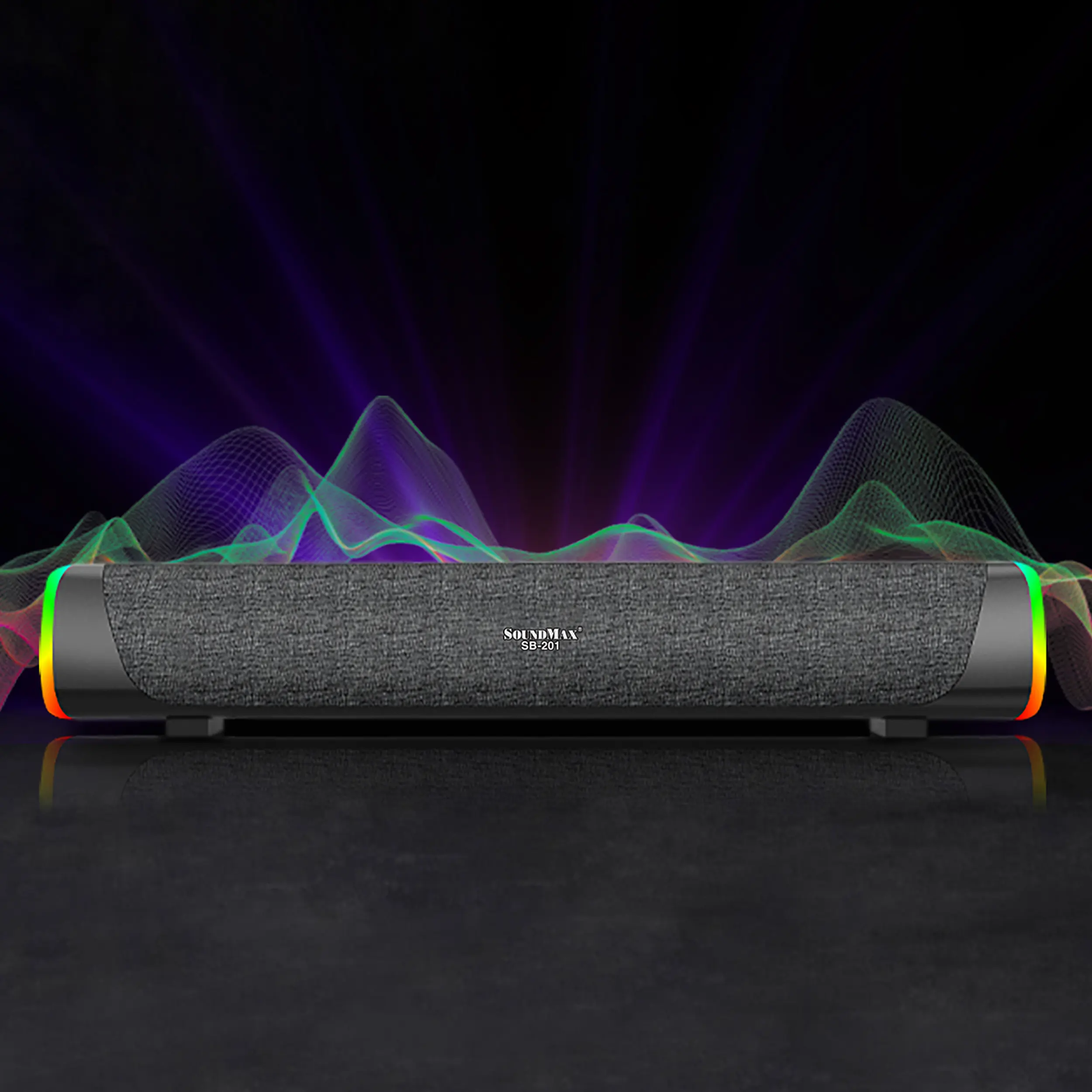 Loa thanh SoundMax SB201 Màu Đen