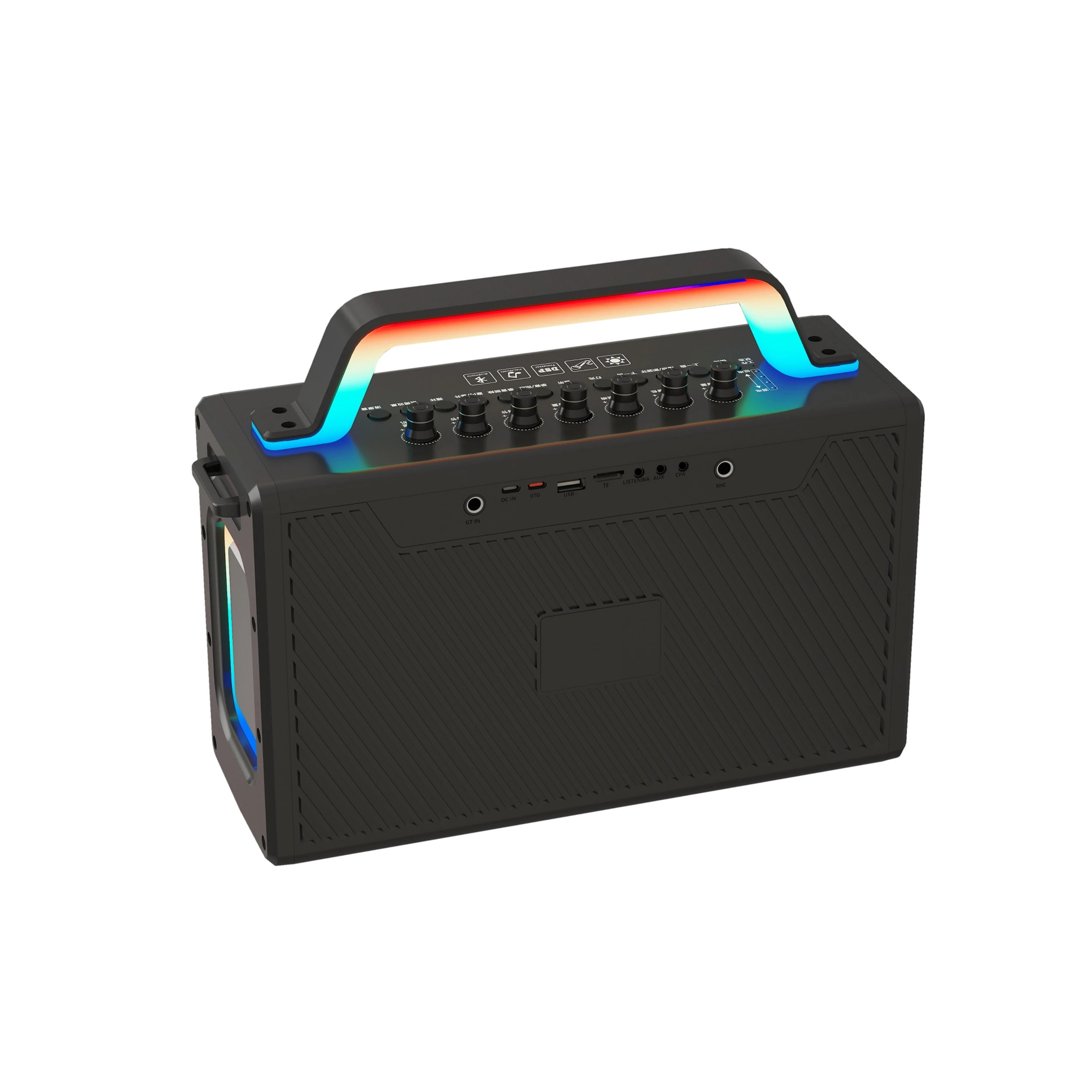 Loa Bluetooth karaoke Hyundai HD010 Màu Đen