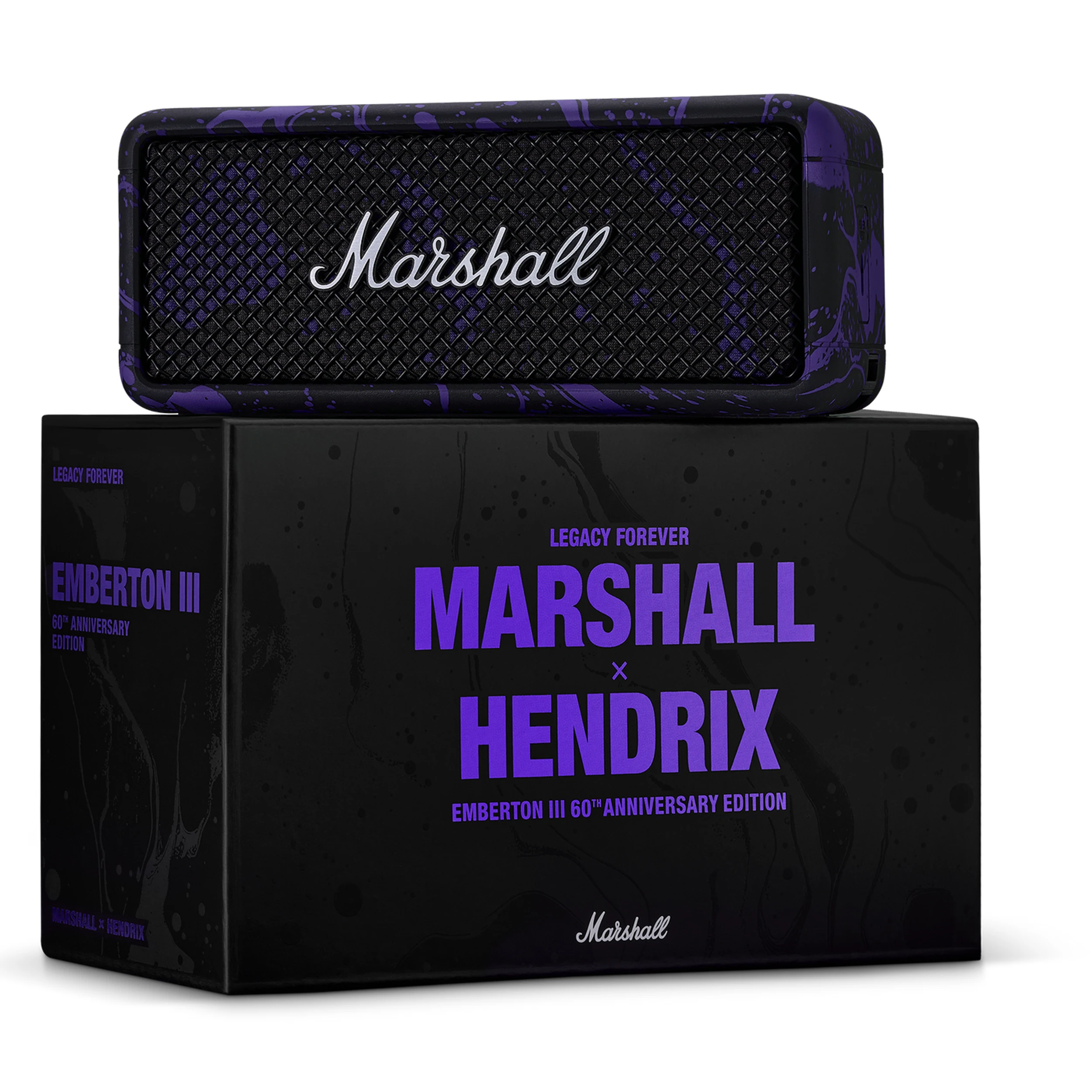 Loa Bluetooth Marshall Emberton III HENDRIX Màu Tím Lavender