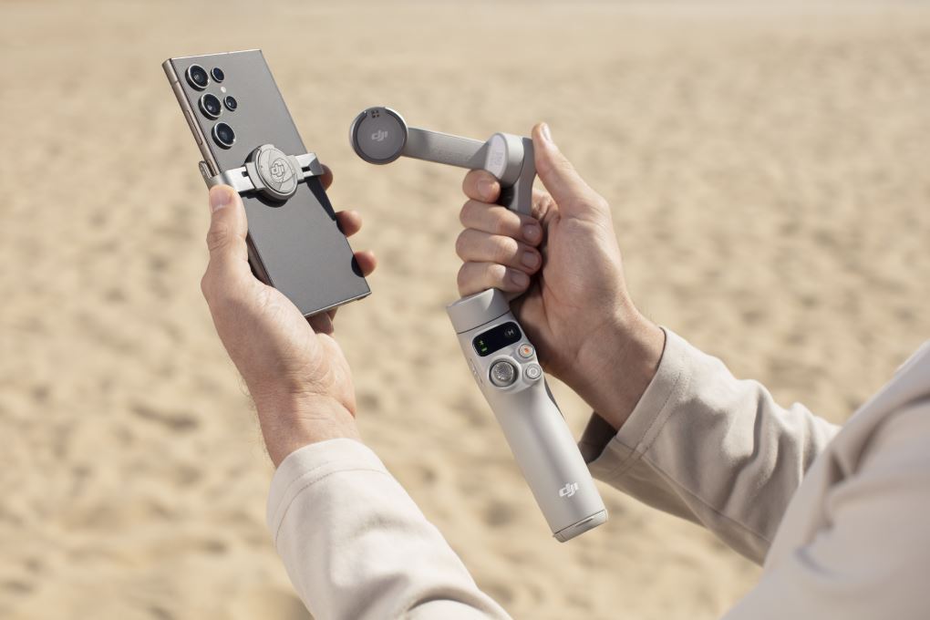Thiết bị cầm tay chống rung cho điện thoại DJI Osmo Mobile 7_DS307 Màu Xám