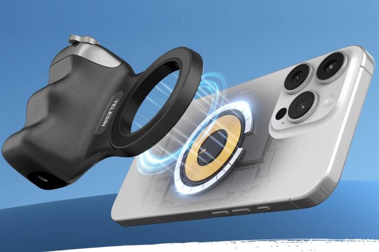 Tay cầm chụp ảnh điện thoại Bluetooth Telesin TPMP001-01 Màu Đen