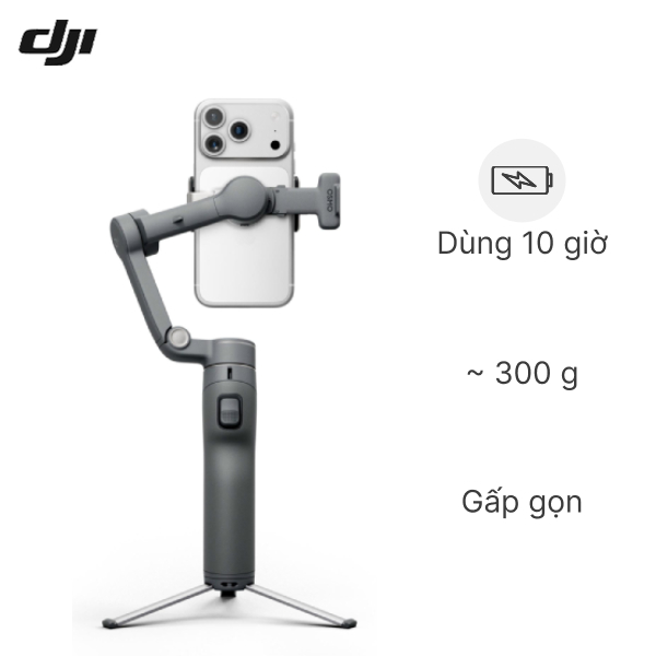 Thiết bị cầm tay chống rung cho điện thoại DJI Osmo Mobile 8P Standard Combo_ DS508&RC508