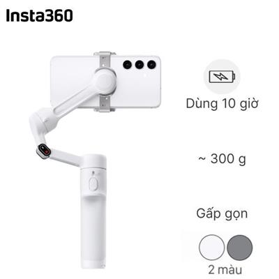 Thiết bị cầm tay chống rung cho điện thoại Insta360 Flow 2 Standard Bundle