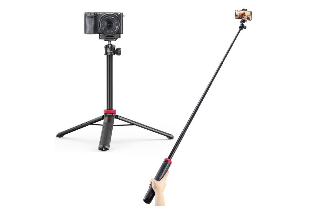 Chân Tripod Kiêm Gậy Selfie 1.5m Ulanzi MT-44B Kèm Remote Bluetooth Màu Đen