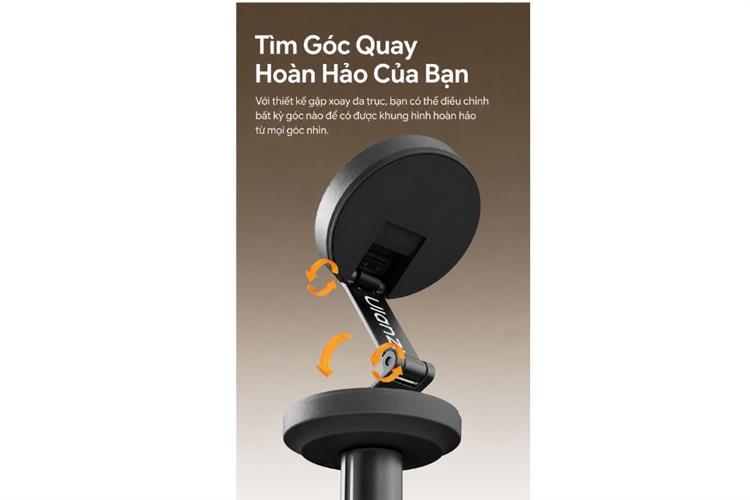 Chân Tripod Kiêm Gậy Selfie Magnetic Tự Bung Chân Nhanh 1.5m Ulanzi MT-85 Kèm Remote Bluetooth Màu Đen