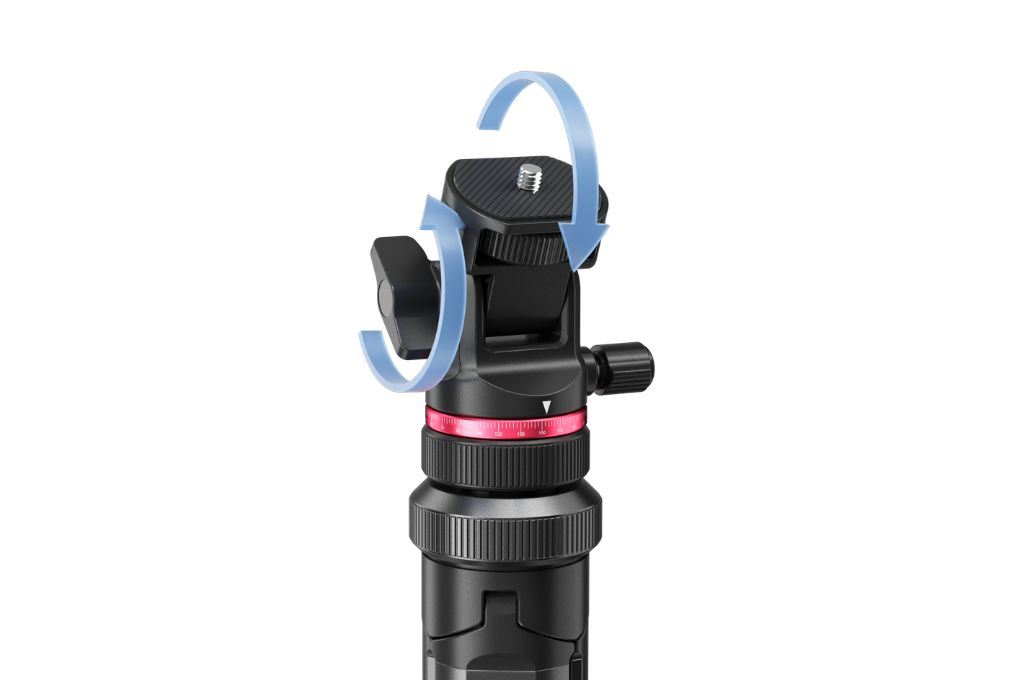 Chân Tripod Kiêm Gậy Selfie Tự Bung Chân Nhanh 2.13m Ulanzi MT-80 Màu Đen