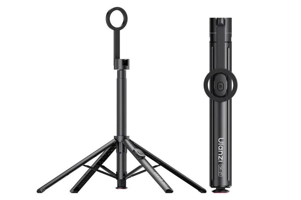 Chân Tripod Magnetic Tự Bung Chân Nhanh 1.8m Ulanzi SK-21 Màu Đen