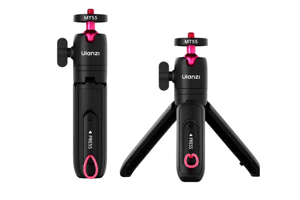 Chân Tripod Mini Kiêm Gậy Selfie 31cm Ulanzi SnapGo MT55 Màu Đen