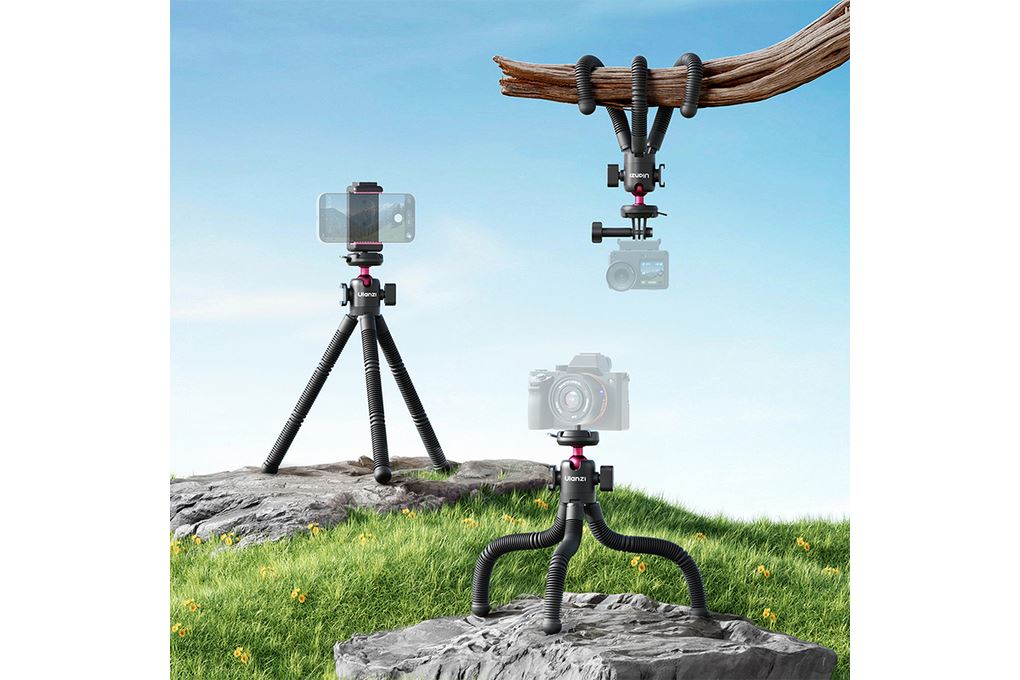 Chân Tripod Bạch Tuộc Tháo Lắp Nhanh 26.4cm Ulanzi MT91 Kèm Remote Bluetooth Màu Đen