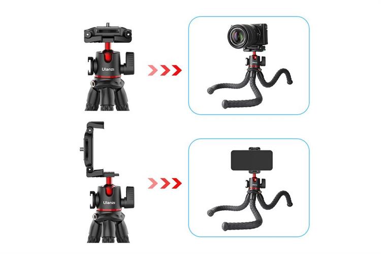 Chân Tripod Bạch Tuộc 32cm Ulanzi MT33 Màu Đen
