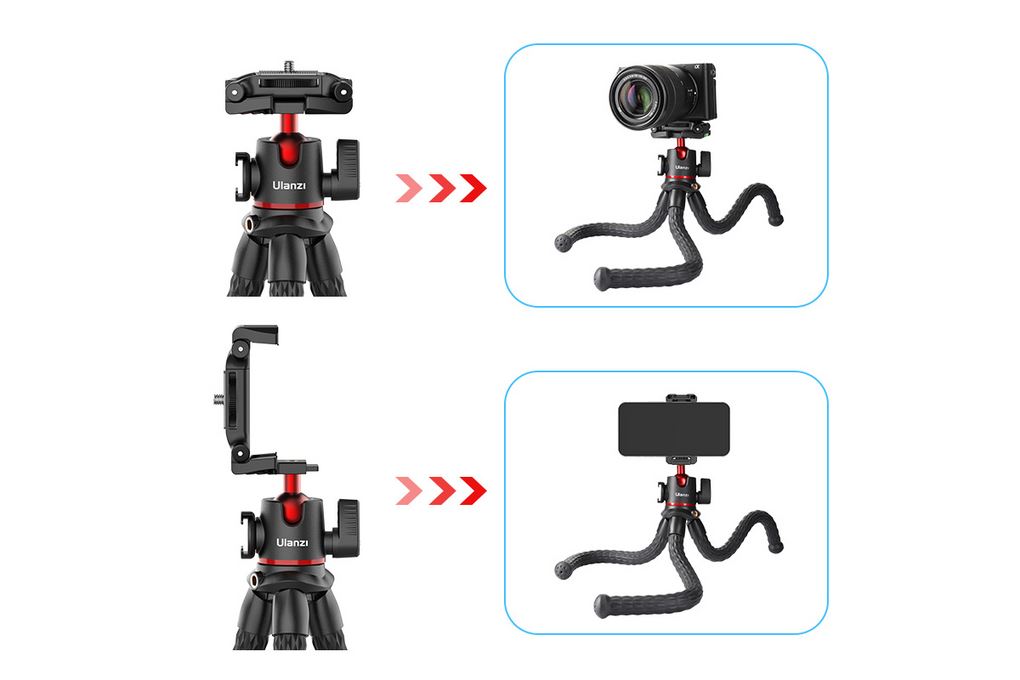 Chân Tripod Bạch Tuộc 32cm Ulanzi MT33 Màu Đen