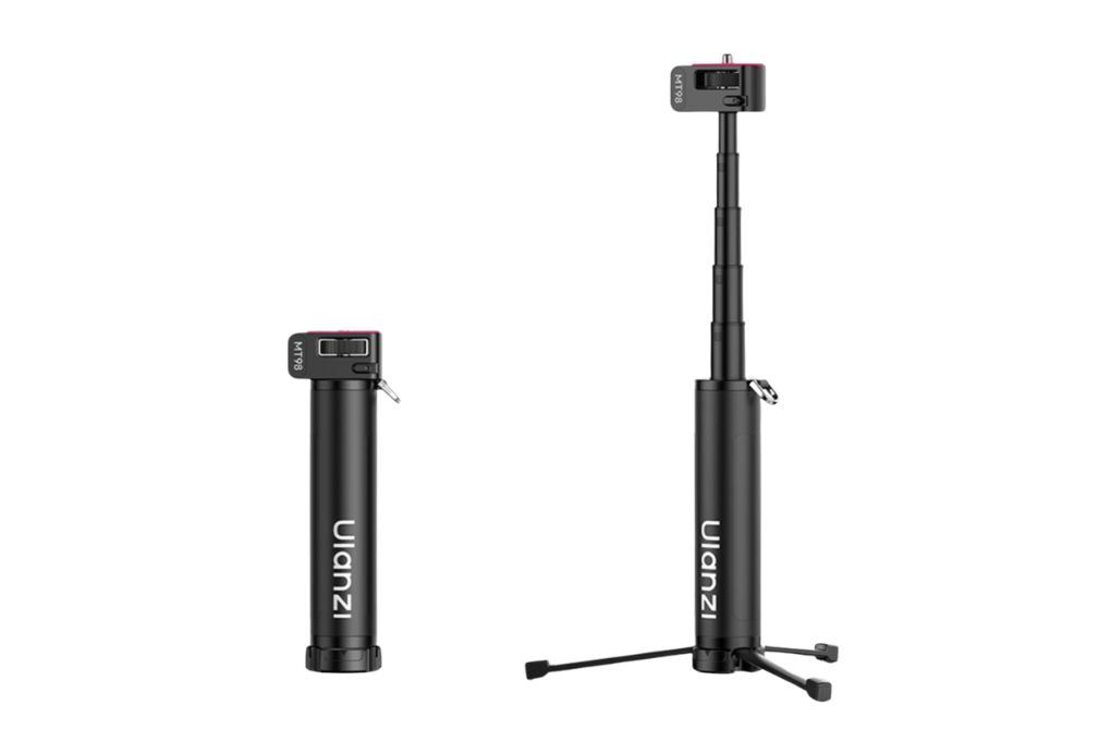 Chân Tripod Kiêm Gậy Selfie Action Camera 57cm Ulanzi MT98 Màu Đen