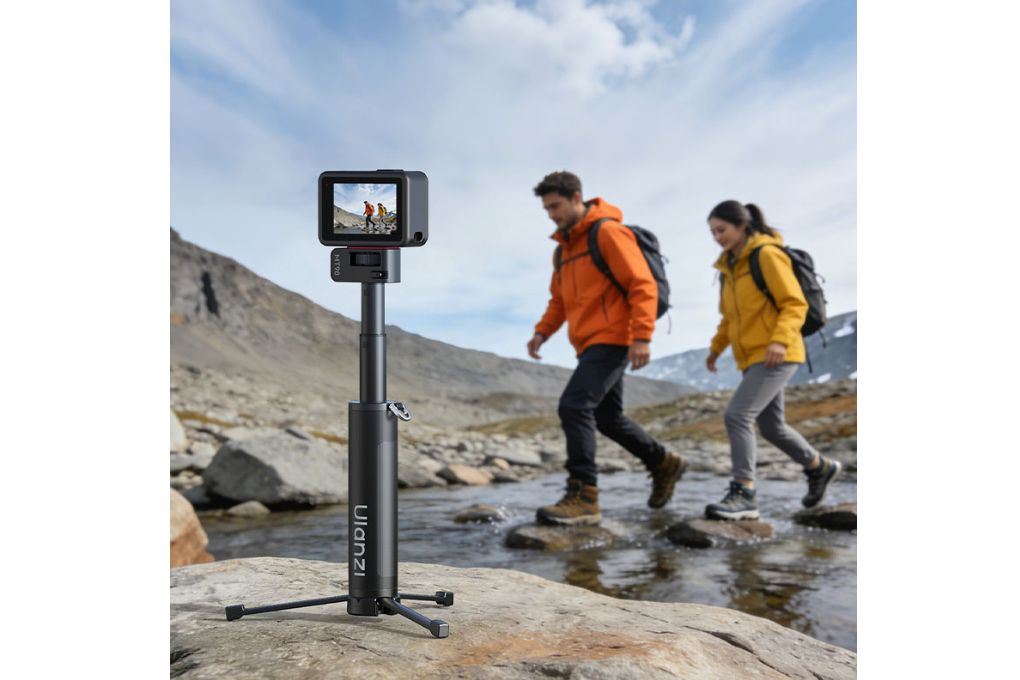 Chân Tripod Kiêm Gậy Selfie Action Camera 57cm Ulanzi MT98 Màu Đen