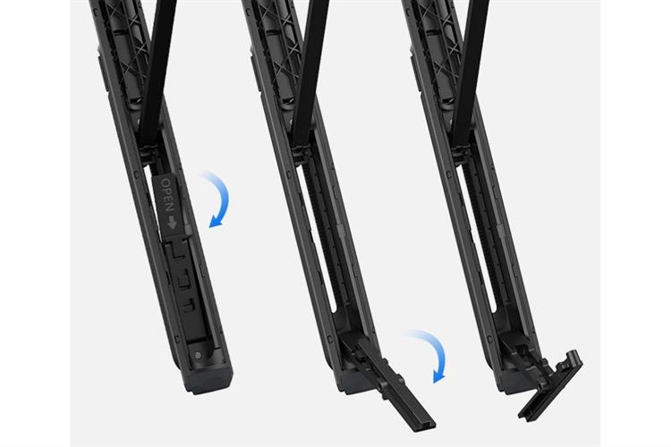 Chân Tripod Kiêm Gậy Selfie Magnetic Top Down 1.44m Ulanzi TT88 Màu Đen