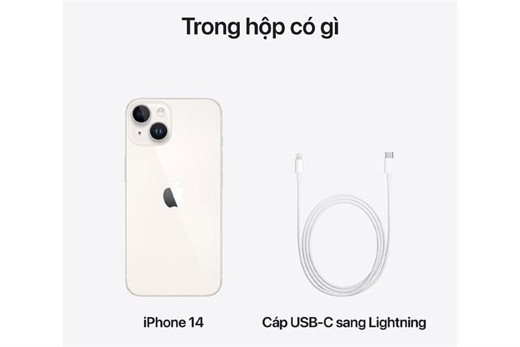 Điện thoại iPhone 14 128GB Màu Trắng
