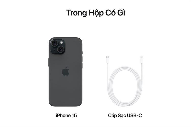 Điện thoại iPhone 15 128GB Màu Đen