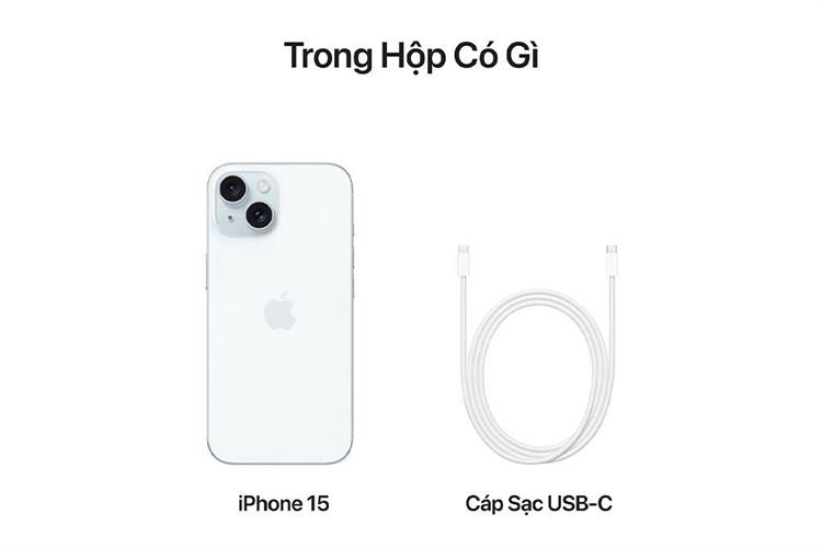 Điện thoại iPhone 15 512GB Màu Xanh dương nhạt