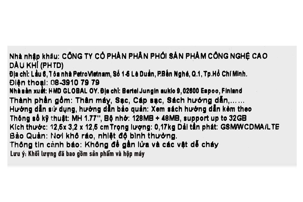 Điện thoại Nokia 105 4G Pro Màu Đen