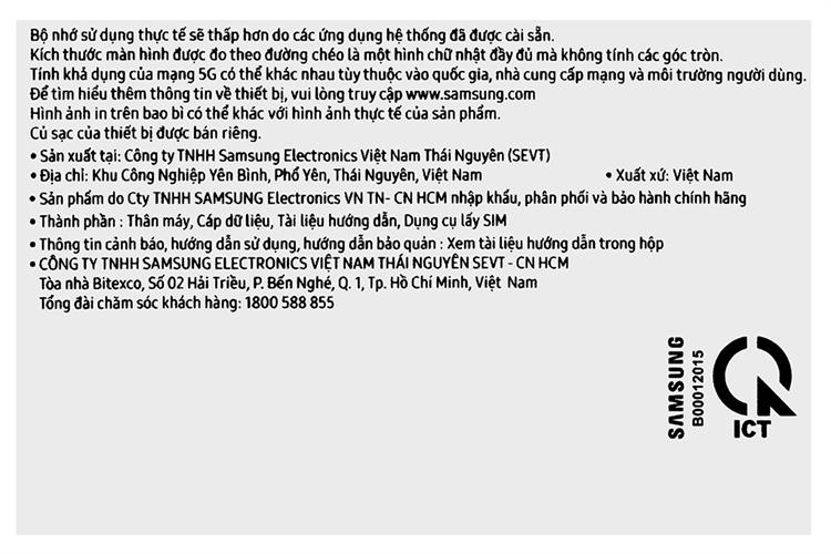 Điện thoại Samsung Galaxy S24 5G 8GB/256GB Màu Đen