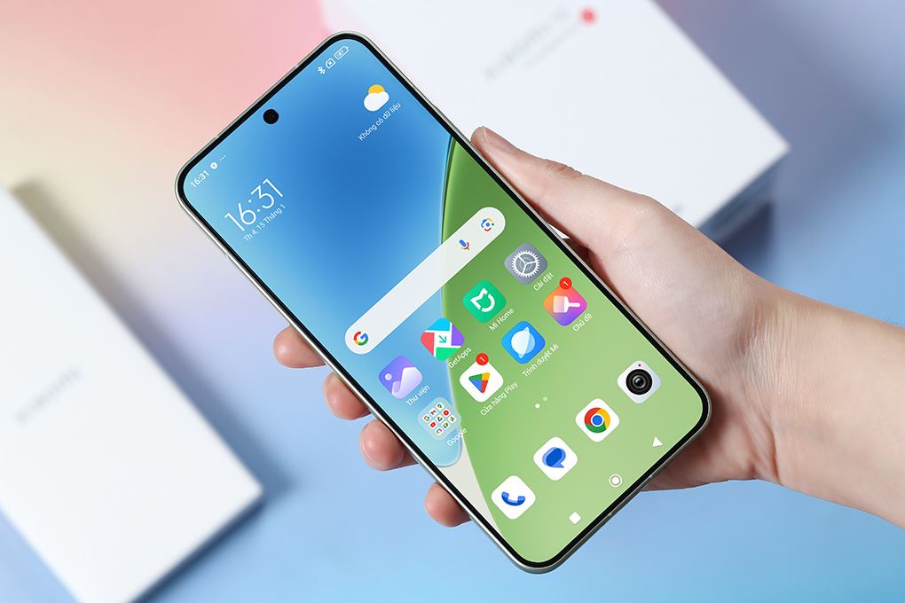 Điện thoại Xiaomi 15 5G 12GB/512GB Màu Xanh lá