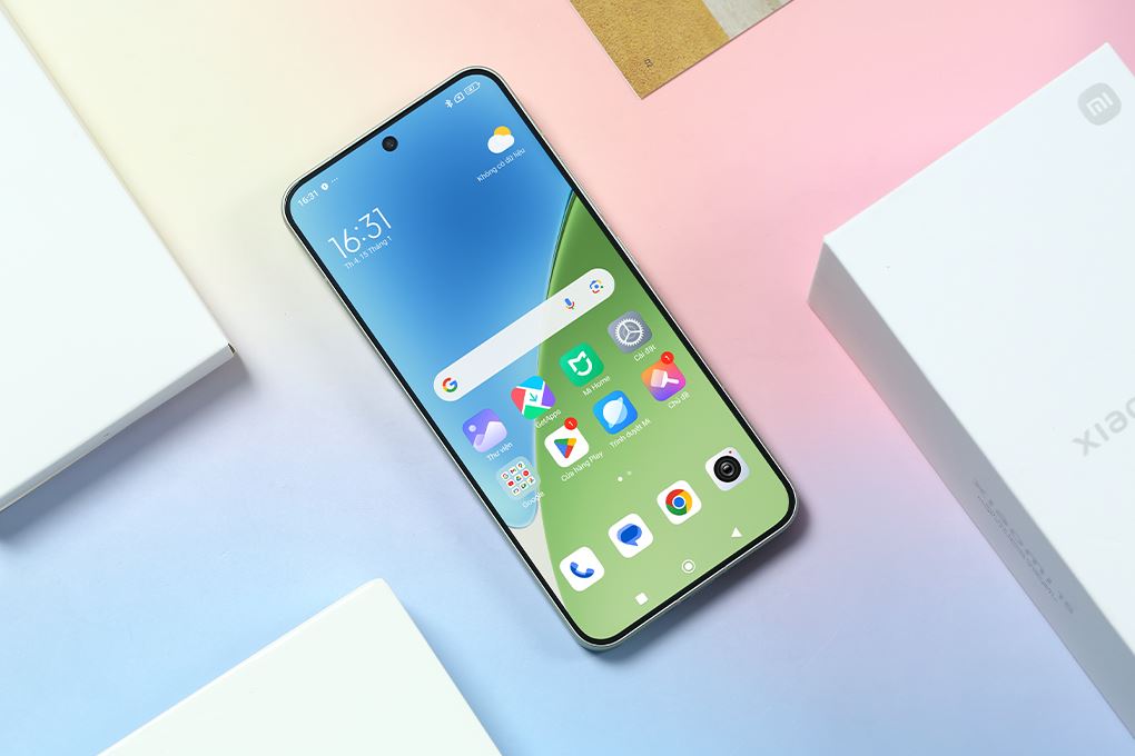 Điện thoại Xiaomi 15 5G 12GB/512GB Màu Xanh lá