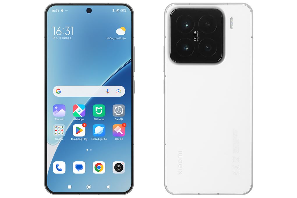 Điện thoại Xiaomi 15 5G 12GB/256GB Màu Trắng