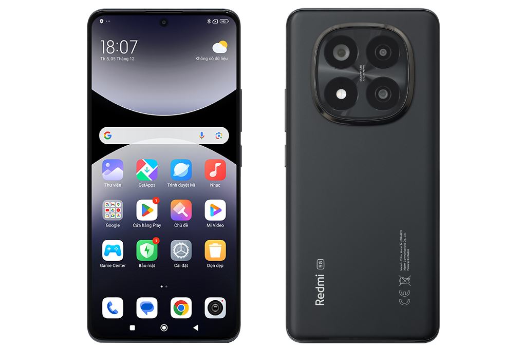 Điện thoại Xiaomi Redmi Note 14 Pro+ 5G 8GB/256GB Màu Đen