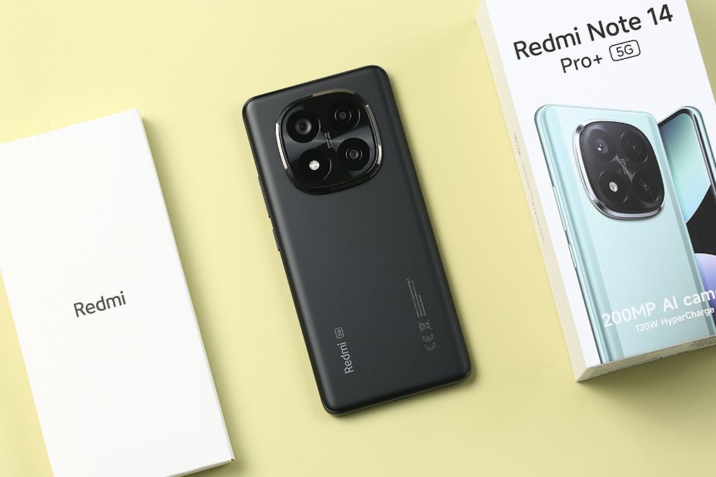 Điện thoại Xiaomi Redmi Note 14 Pro+ 5G 8GB/256GB Màu Đen