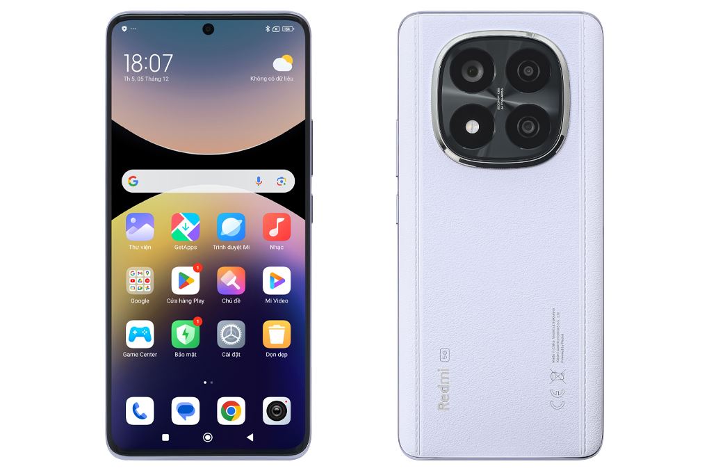 Điện thoại Xiaomi Redmi Note 14 Pro+ 5G 8GB/256GB Màu Tím