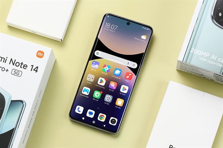 Điện thoại Xiaomi Redmi Note 14 Pro+ 5G 8GB/256GB Màu Tím