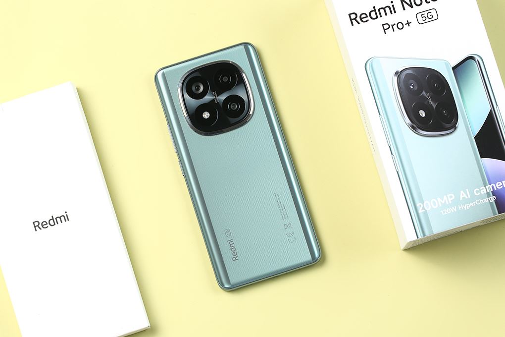 Xiaomi Redmi Note 14 Pro+ 5G 8GB/256GB chính diện và mặt lưng