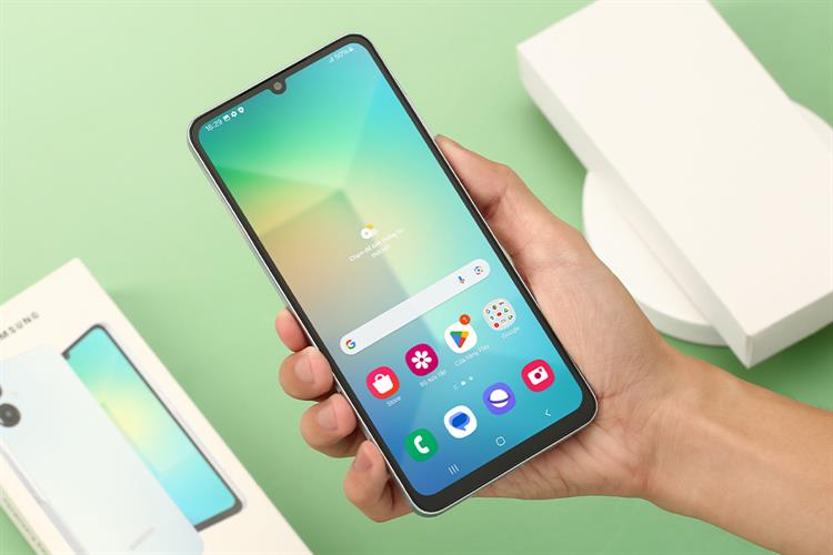 Điện thoại Samsung Galaxy A06 6GB/128GB Màu Xanh dương nhạt