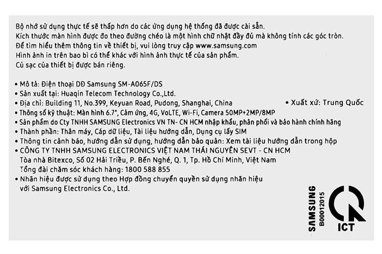 Điện thoại Samsung Galaxy A06 4GB/64GB Màu Xanh lá