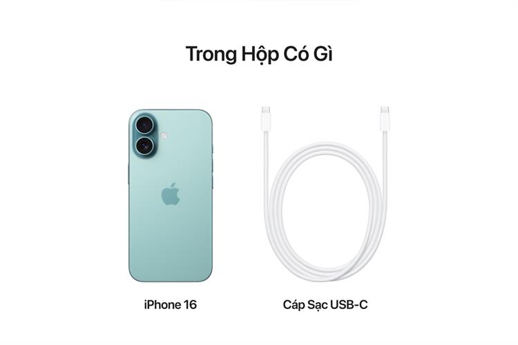 Điện thoại iPhone 16 512GB Màu Xanh Mòng Két