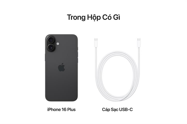 Điện thoại iPhone 16 Plus 128GB Màu Đen