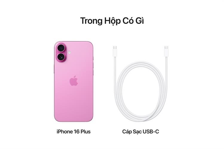 Điện thoại iPhone 16 Plus 512GB Màu Hồng