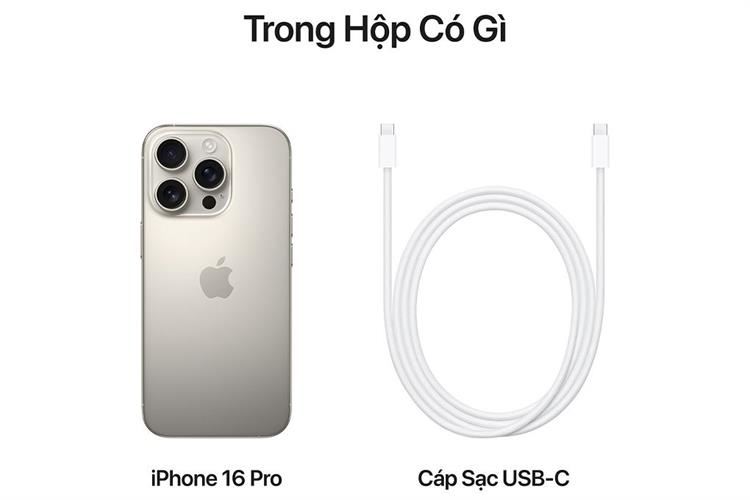 Điện thoại iPhone 16 Pro 256GB Màu Titan tự nhiên